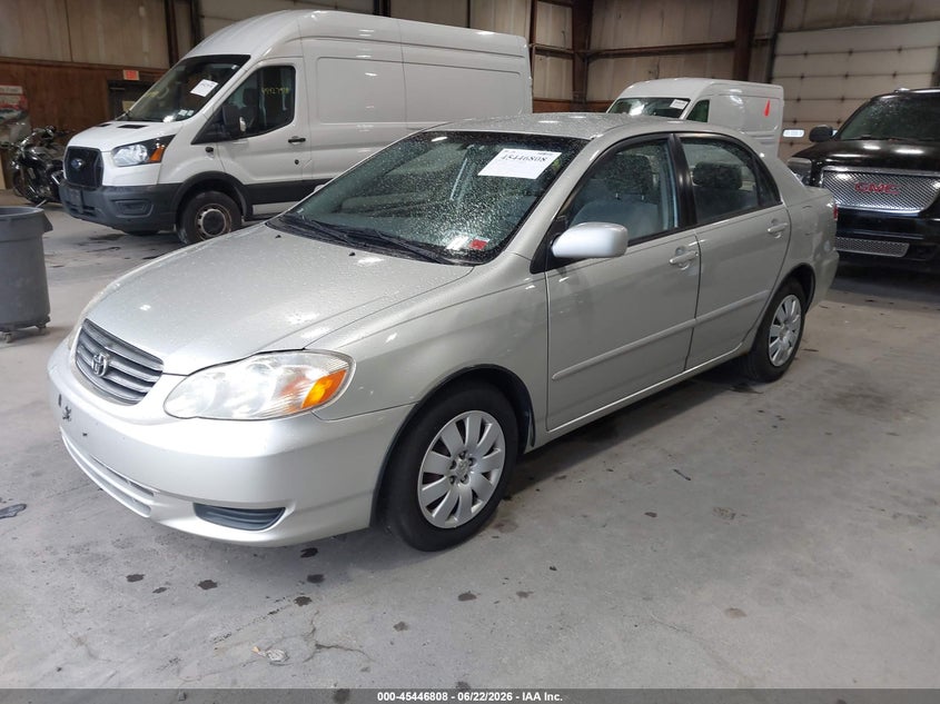 TOYOTA COROLLA 2004 VIN JTDBR32E742035413