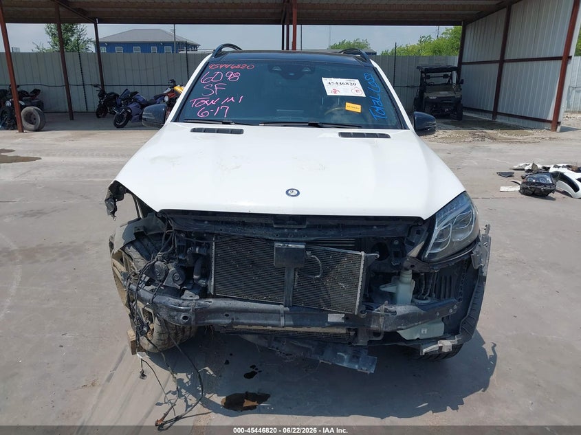 2017 Mercedes-Benz Gls 550 4Matic VIN: 4JGDF7DE5HA860654 Lot: 45446820
