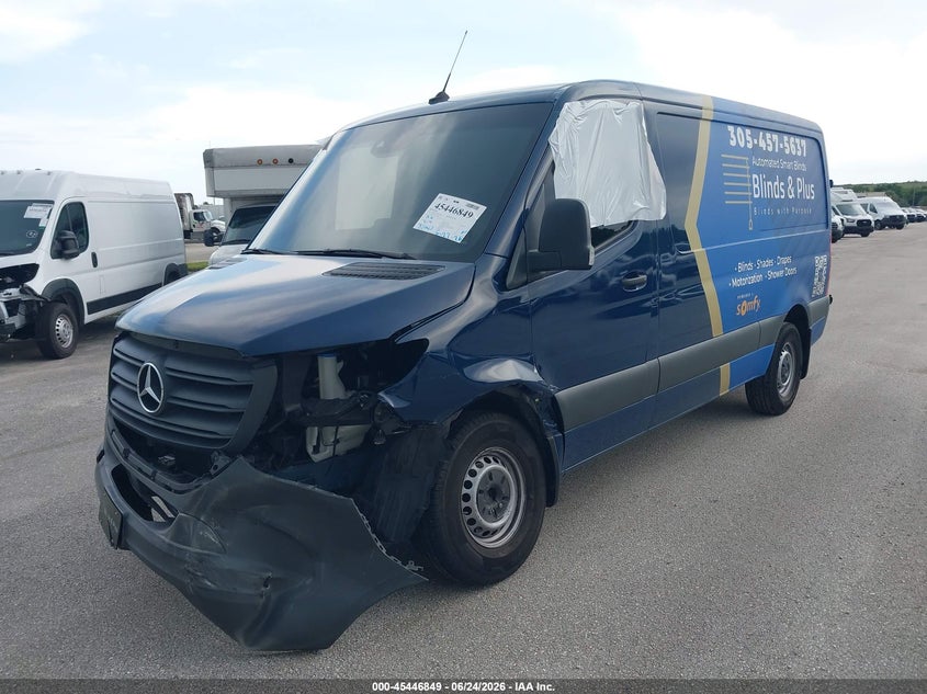 Vin: w1y4kbhy7rt180831, lot: 45944958, mercedes-benz sprinter 2500 standard roof 4-cyl diesel 20242