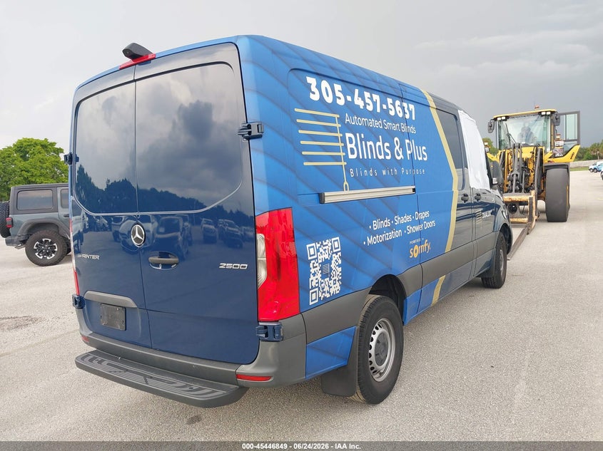 Vin: w1y4kbhy7rt180831, lot: 45944958, mercedes-benz sprinter 2500 standard roof 4-cyl diesel 20244
