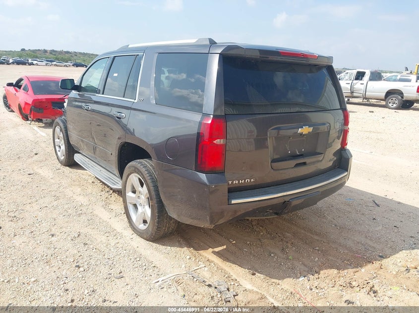 Vin: 1gnscckc3fr520746, lot: 45945100, chevrolet tahoe ltz 20153