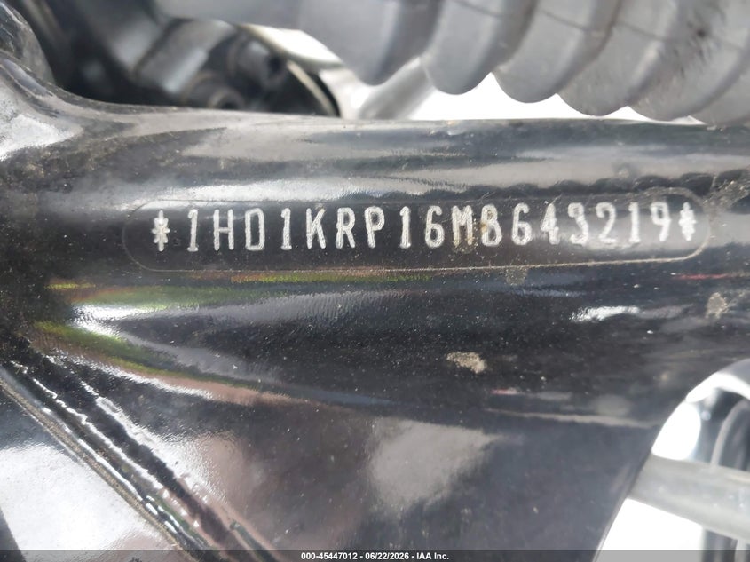 2021 Harley-Davidson Flhxs VIN: 1HD1KRP16MB643219 Lot: 45447012