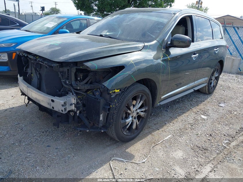 Vin: 5n1al0mn2dc312600, lot: 45945254, infiniti jx35 20132