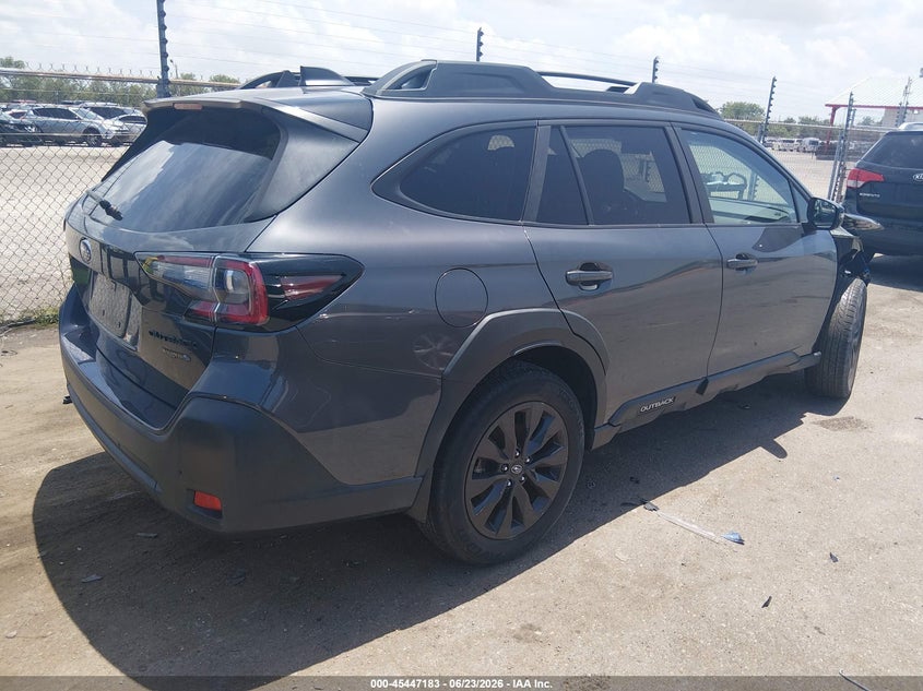 Vin: 4s4btalc6p3192136, lot: 45945292, subaru outback onyx edition 20234