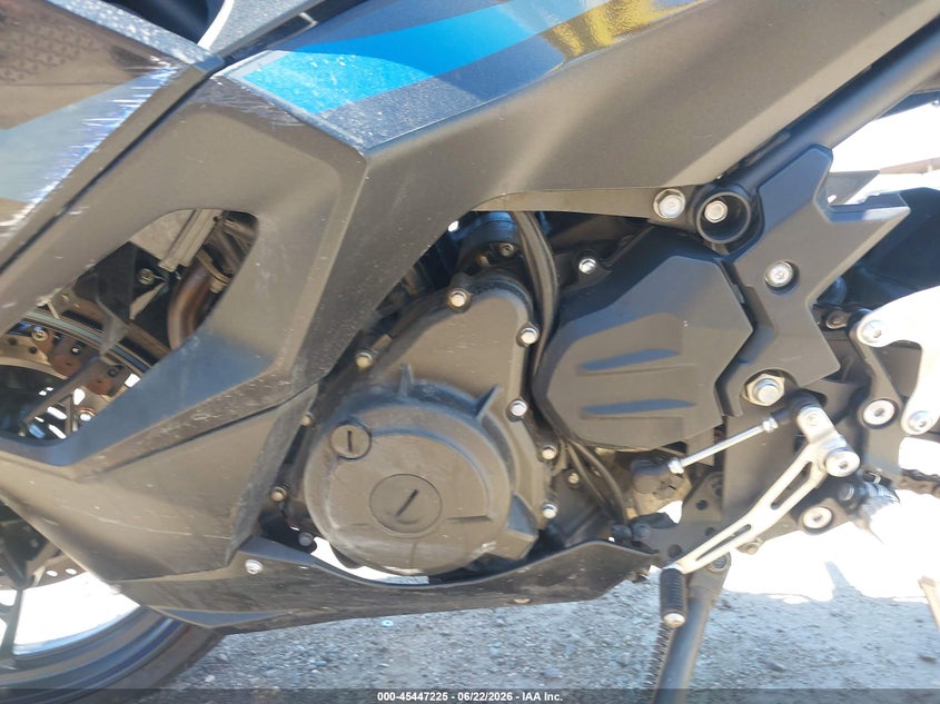 2025 Kawasaki Ex500 VIN: ML5EXGG10SDA72074 Lot: 45447225