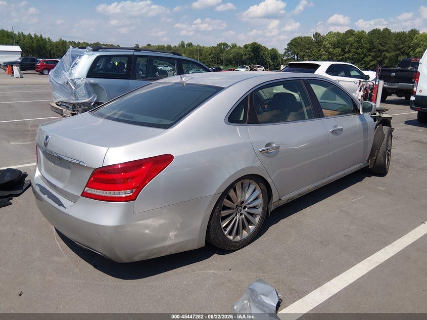 Vin: kmhgh4jh7eu076491, lot: 45945391, hyundai equus signature 20144