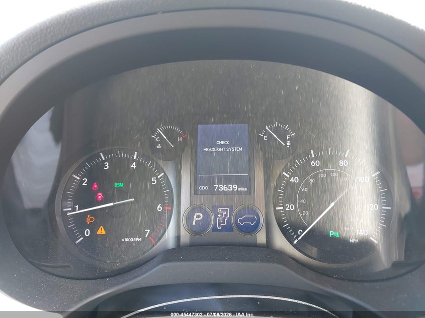 2019 Lexus Gx 460 Premium VIN: JTJBM7FX0K5239707 Lot: 45447302