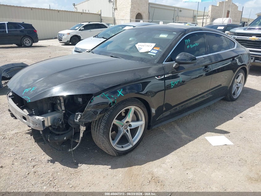 Vin: wauencf57ka100375, lot: 45945422, audi a5 45 premium 20192