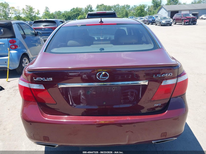 2009 Lexus Ls 460 VIN: JTHCL46F395001441 Lot: 45447325