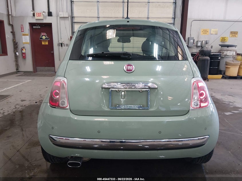 2015 Fiat 500 Lounge VIN: 3C3CFFCR6FT710237 Lot: 45447333