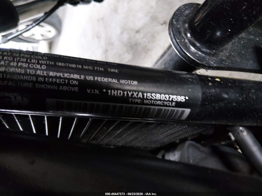 2025 Harley-Davidson Fxlrst VIN: 1HD1YXA15SB037595 Lot: 45447373