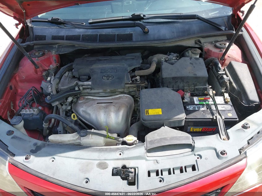 2012 TOYOTA CAMRY SEDAN 2.5L I-4 DOHC, VVT, 178HP