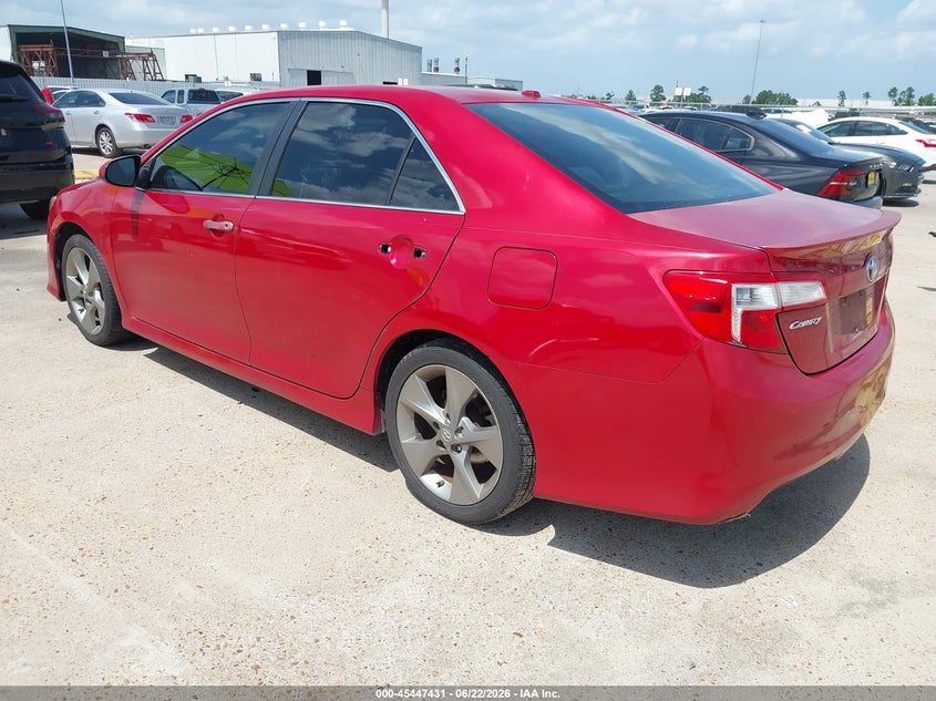 2012 TOYOTA CAMRY SEDAN 2.5L I-4 DOHC, VVT, 178HP