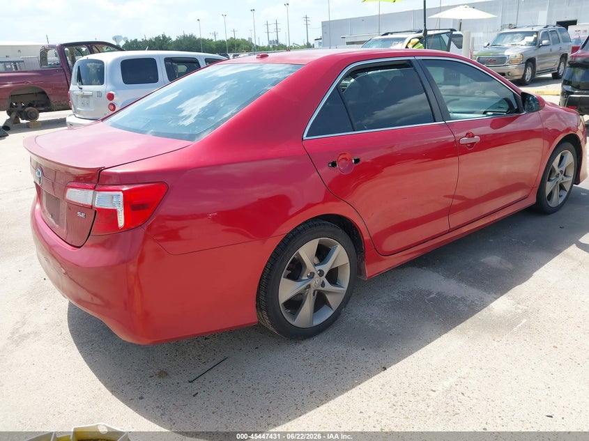 2012 TOYOTA CAMRY SEDAN 2.5L I-4 DOHC, VVT, 178HP