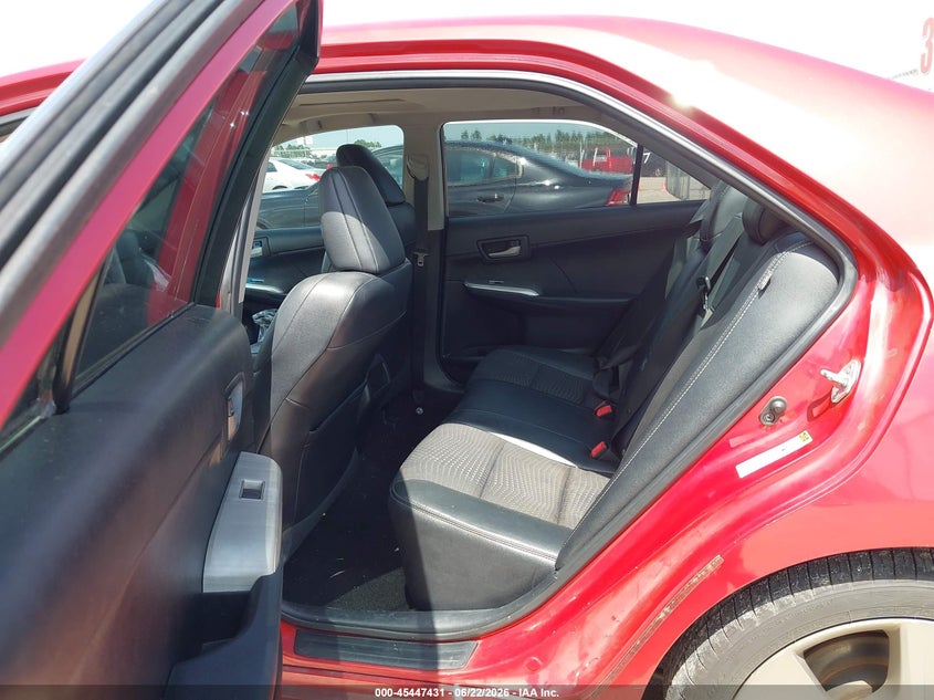 2012 TOYOTA CAMRY SEDAN 2.5L I-4 DOHC, VVT, 178HP