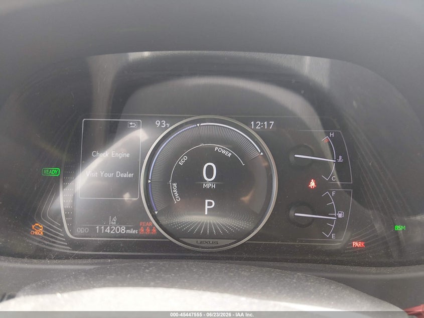 2020 Lexus Ux 250H VIN: JTHP9JBH5L2032611 Lot: 45447555