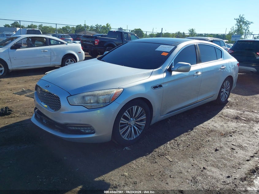 Vin: knalu4d37g6032591, lot: 45945670, kia k900 luxury 3.8l 20162