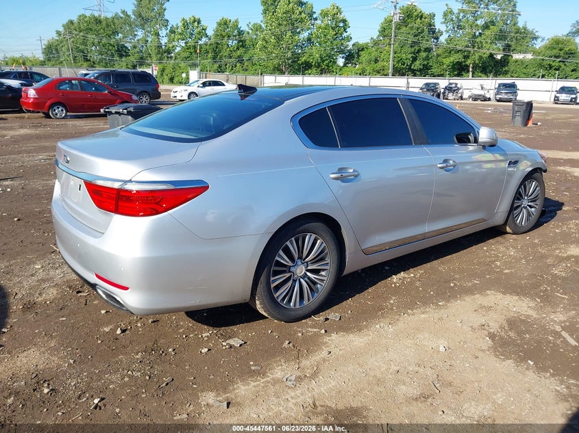 Vin: knalu4d37g6032591, lot: 45945670, kia k900 luxury 3.8l 20164