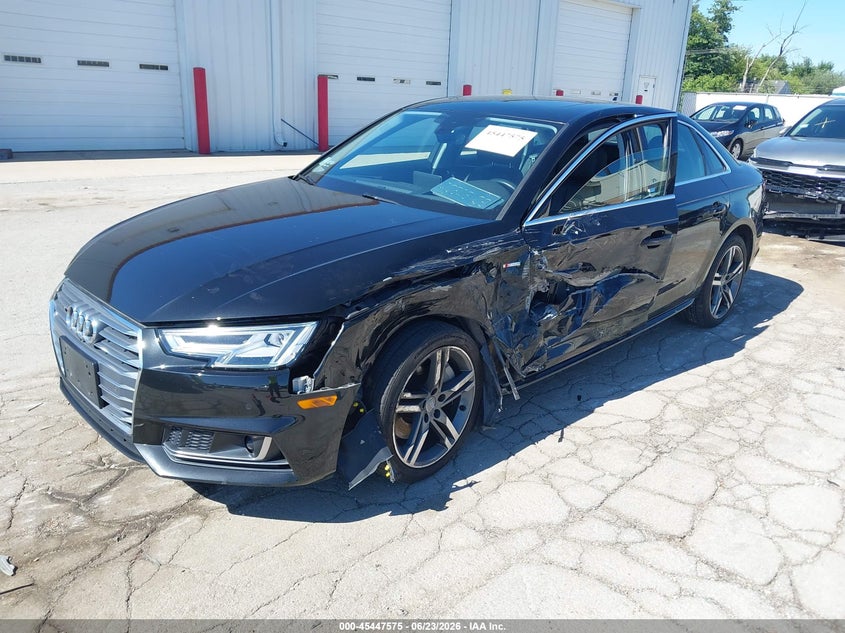 Vin: waufnaf49ja127365, lot: 45945684, audi a4 2.0t premium 20182