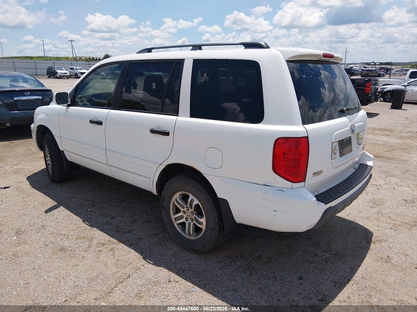 2005 HONDA PILOT SPORT UTILITY VEHICLE 3.5L V-6 VVT, 255HP