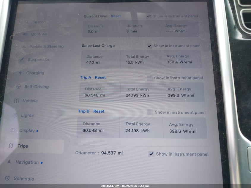 2018 Tesla Model X 100D/75D/P100D VIN: 5YJXCAE27JF091566 Lot: 45447621
