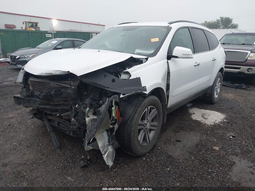 2017 Chevrolet Traverse, Front End, IAAI, VIN 1GNKVHKD2HJ166249 — photo 2