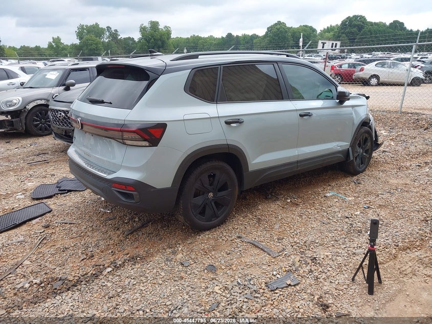 2025 Volkswagen Taos 1.5T Se Black VIN: 3VV3C7B23SM064398 Lot: 45447795
