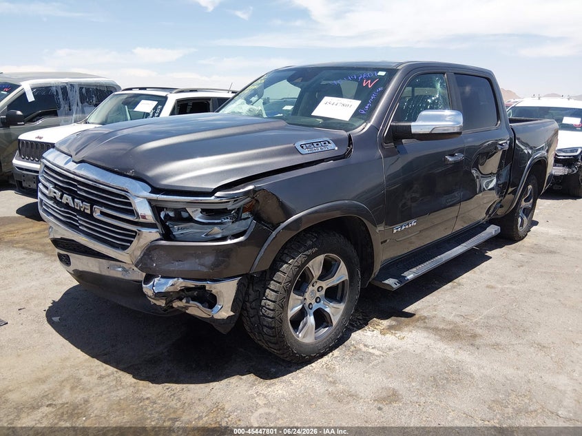 Vin: 1c6rrejt7nn346793, lot: 45945910, ram 1500 laramie  4x2 5'7 box 20222