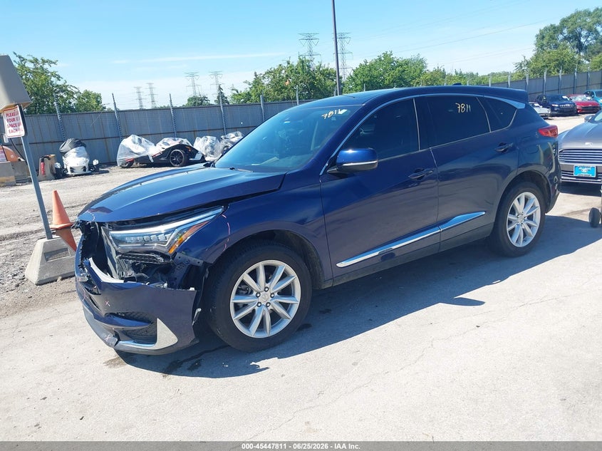 2020 Acura Rdx Standard, Front End, IAAI, VIN 5J8TC2H31LL000706 — photo 2