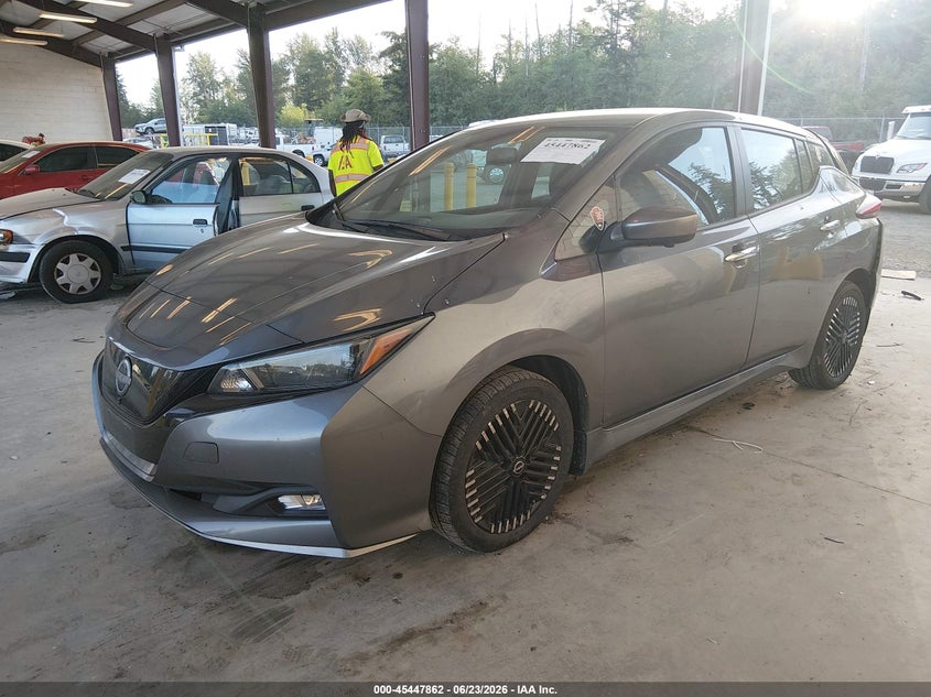 Vin: 1n4cz1cv8sc566947, lot: 45945971, nissan leaf sv plus 20252