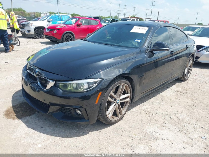 Vin: wba4j1c54jba29857, lot: 45945985, bmw 430i gran coupe 20182