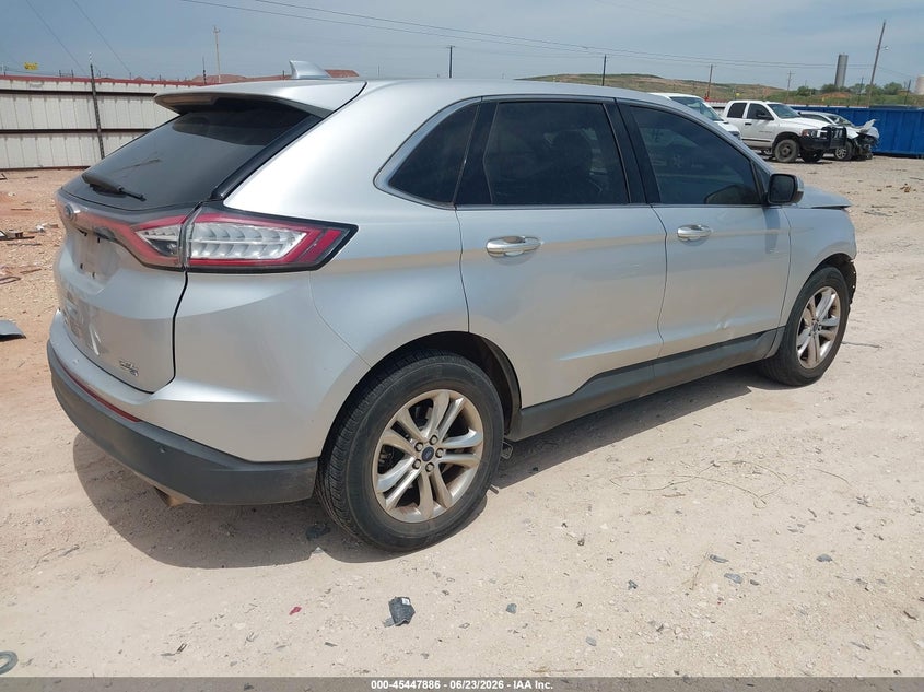 Vin: 2fmtk4j95fbb80896, lot: 45945995, ford edge sel 20154