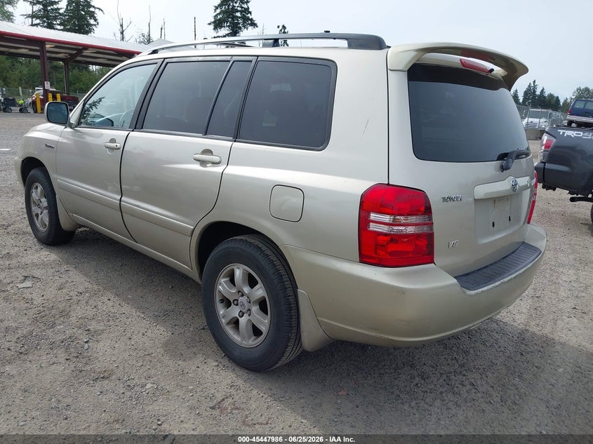 2001 TOYOTA HIGHLANDER auction photo 3