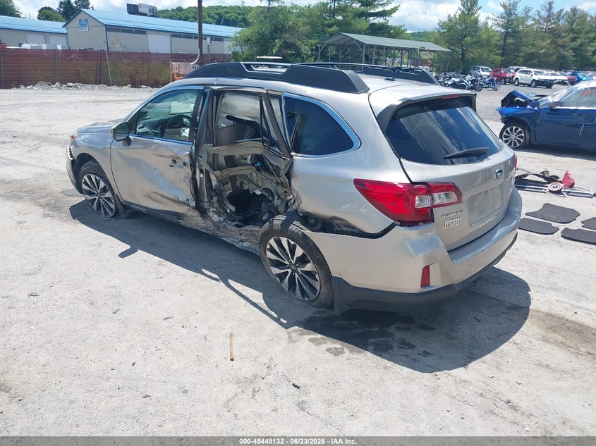 Vin: 4s4bsancxf3241255, lot: 45946241, subaru outback 2.5i limited 20153