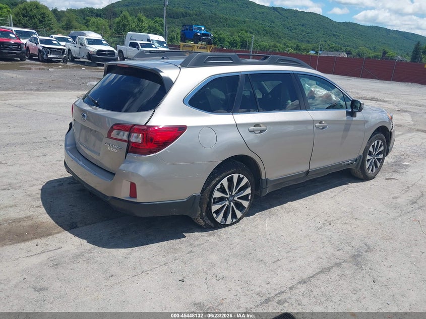 Vin: 4s4bsancxf3241255, lot: 45946241, subaru outback 2.5i limited 20154