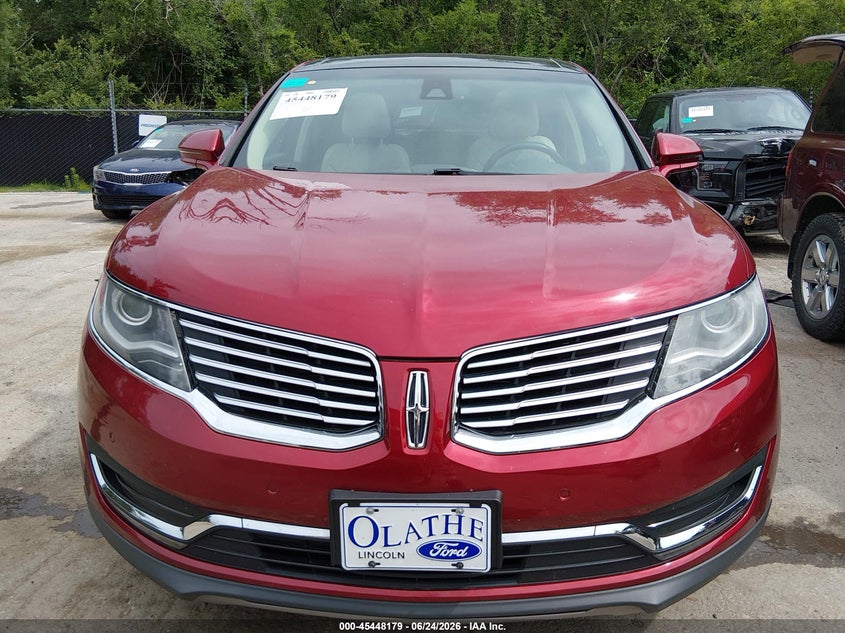 2016 Lincoln Mkx Reserve VIN: 2LMTJ8LR1GBL58462 Lot: 45448179