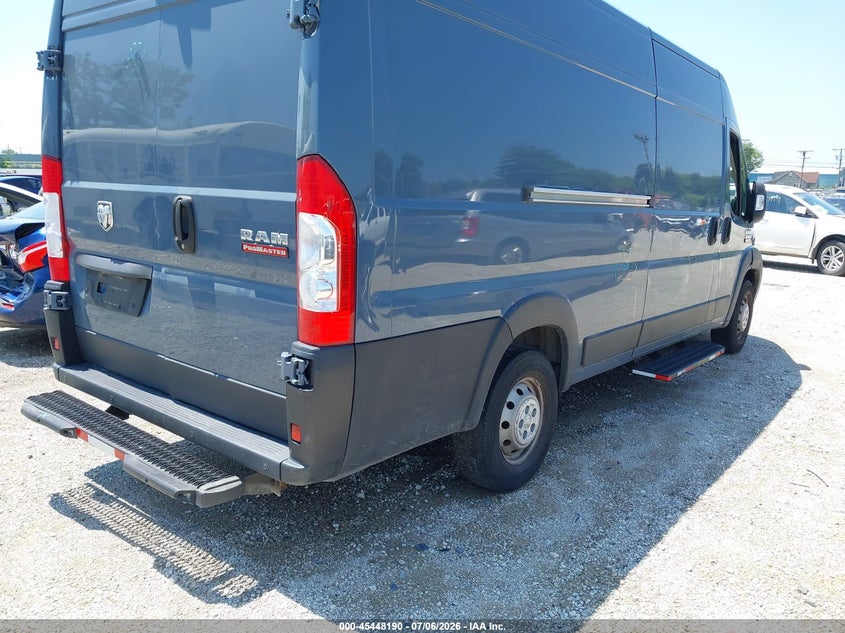 Vin: 3c6urvjg6ke564186, lot: 45946298, ram promaster 3500 cargo van high roof 159 wb ext 20194