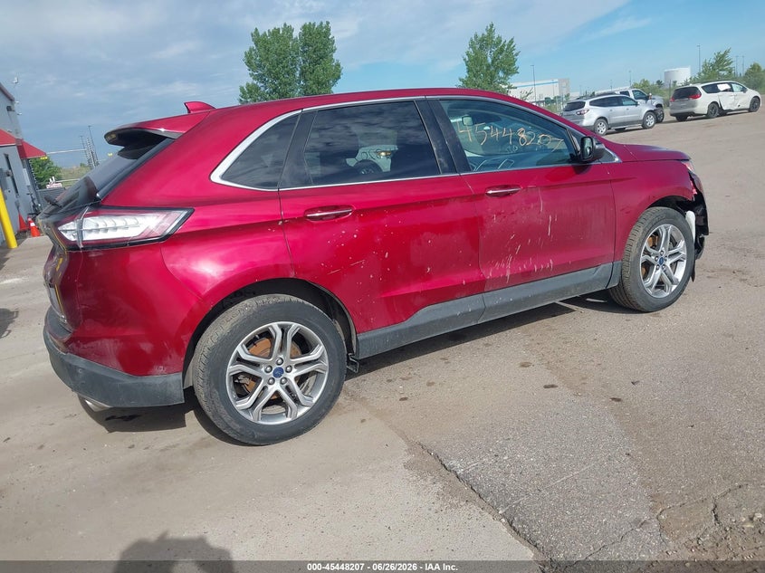 Vin: 2fmpk4k93gbb19791, lot: 45946316, ford edge titanium 20164