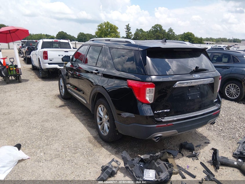 Vin: 1fmsk8fh9pga23661, lot: 45946326, ford explorer limited 20233