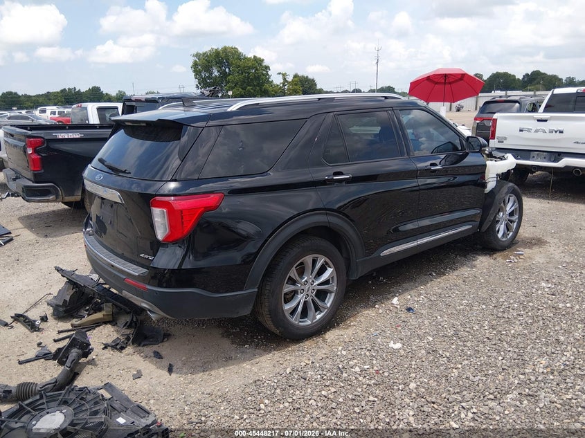 Vin: 1fmsk8fh9pga23661, lot: 45946326, ford explorer limited 20234