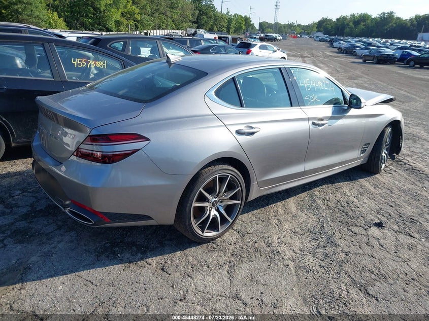 Vin: kmtg14sc0tu164907, lot: 45946383, genesis g70 2.5t rwd 20264