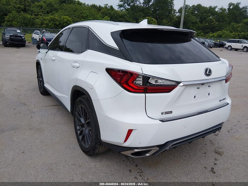 Vin: 2t2bzmca2gc051084, lot: 45946463, lexus rx 350 f sport 20163