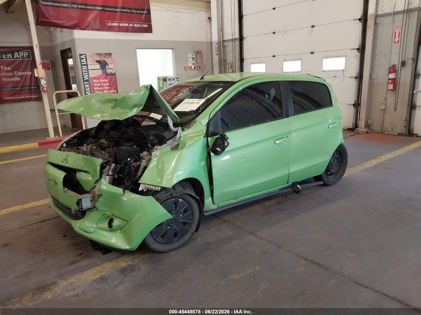 Vin: ml32a4hj9eh007857, lot: 45946688, mitsubishi mirage es 20142