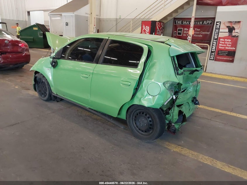 Vin: ml32a4hj9eh007857, lot: 45946688, mitsubishi mirage es 20143