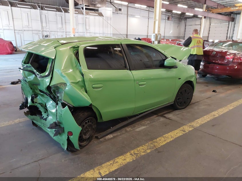 Vin: ml32a4hj9eh007857, lot: 45946688, mitsubishi mirage es 20144