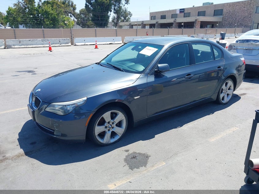 2008 BMW 5er, Обычный износ, IAAI, VIN WBANV93508CZ67217 — фото 2