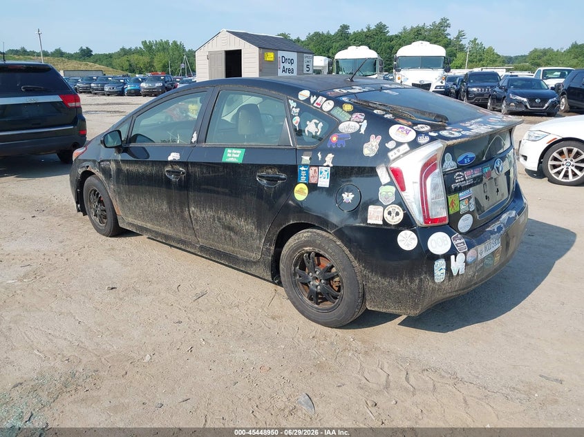 2012 TOYOTA PRIUS HATCHBACK 1.8L I-4 DOHC, VVT, 98HP
