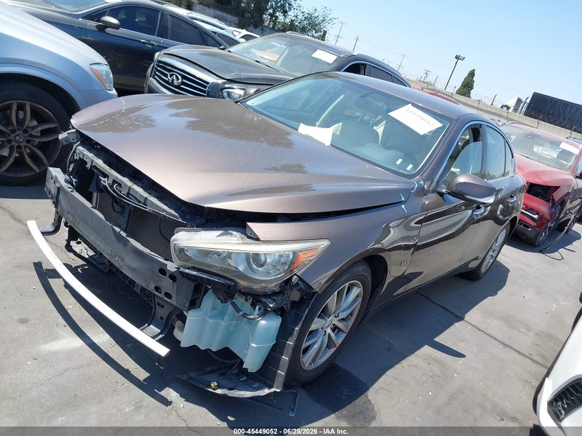Vin: jn1bv7ap8fm349166, lot: 45947161, infiniti q50 premium 20152