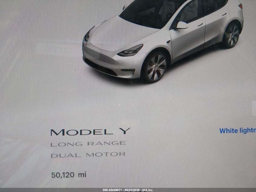 2022 TESLA MODEL Y auction photo 7