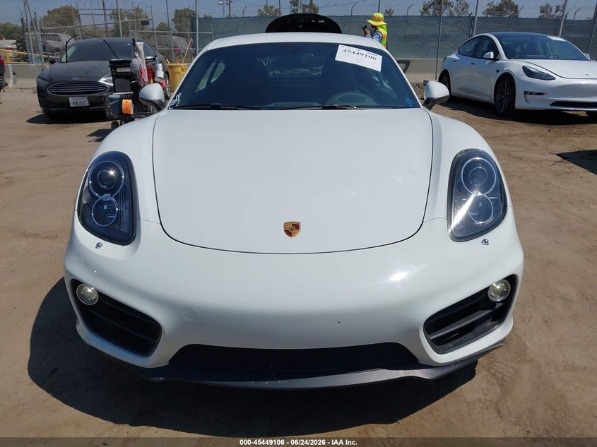 2015 Porsche Cayman VIN: WP0AA2A87FK161055 Lot: 45449106